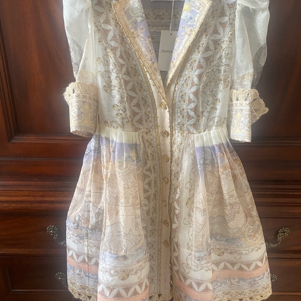Sold out NWT Zimmermann high tide mini dress